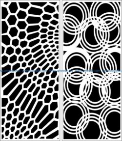 Design pattern panel screen  E0007943 file cdr and dxf free vector download for Laser cut CNC