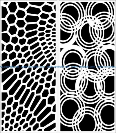 Design pattern panel screen E0007943 file cdr and dxf free vector download for Laser cut CNC