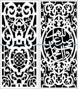 Design pattern panel screen E0008308 file cdr and dxf free vector download for Laser cut CNC