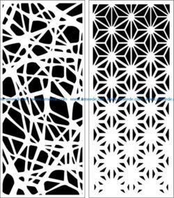 Design pattern panel screen E0008332 file cdr and dxf free vector download for Laser cut CNC