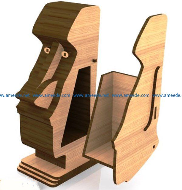 Easter Island Secret file cdr and dxf free vector download for Laser cut