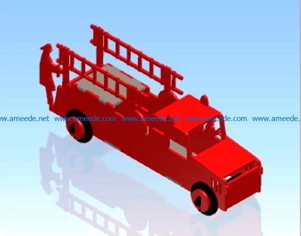 Flick Fire engine file cdr and dxf free vector download for Laser cut