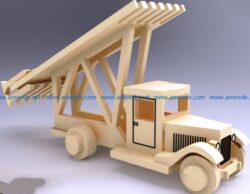 Forklift truck file cdr and dxf free vector download for Laser cut