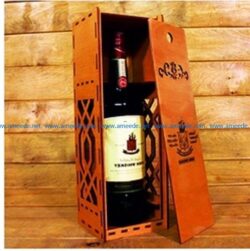 Gift wine box file cdr and dxf free vector download for Laser cut