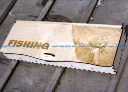 Leash box two compartments file cdr and dxf free vector download for Laser cut