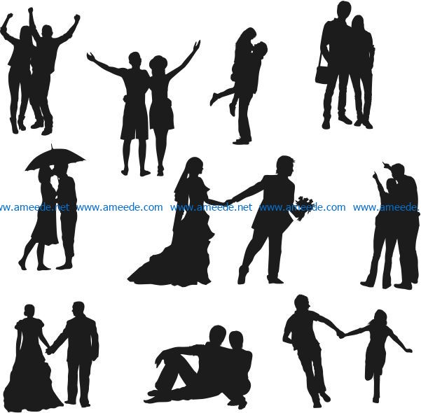Love and wedding file cdr and dxf free vector download for Laser cut Plasma