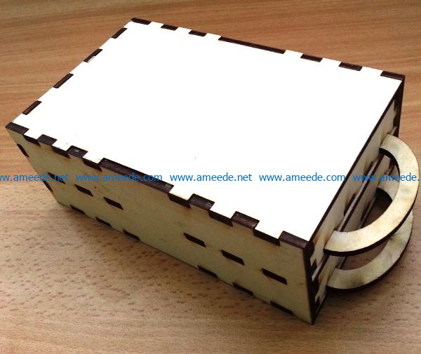 Money box file cdr and dxf free vector download for Laser cut