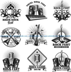 Music symbol file cdr and dxf free vector download for print or laser engraving machines