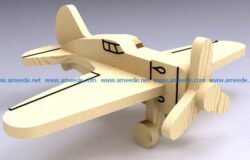 Plane I16 file cdr and dxf free vector download for Laser cut