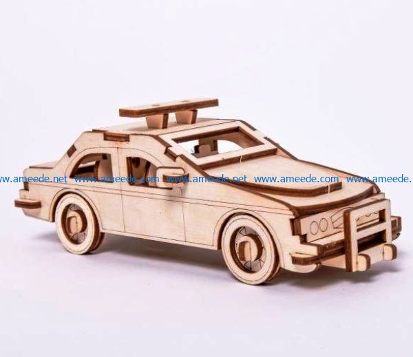 Police car file cdr and dxf free vector download for Laser cut