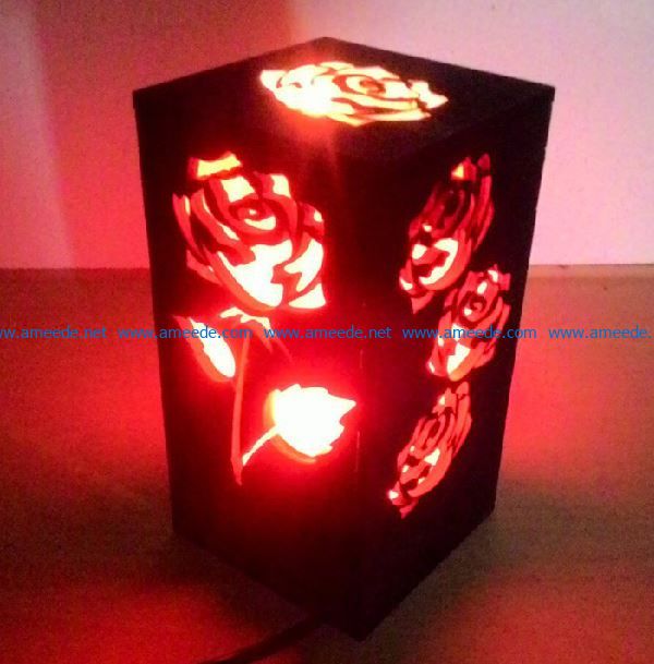 Rose lanterns file cdr and dxf free vector download for Laser cut