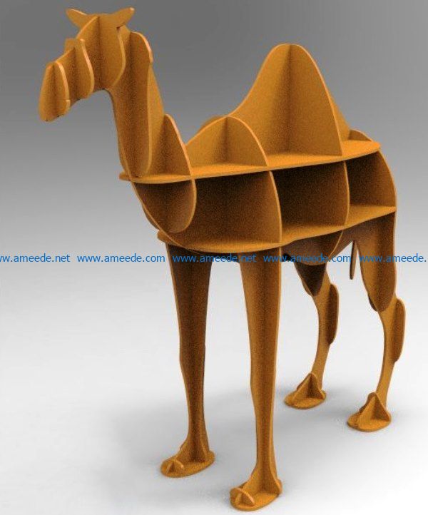 Shelf camel file cdr and dxf free vector download for Laser cut CNC
