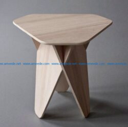 Small wooden table file cdr and dxf free vector download for Laser cut