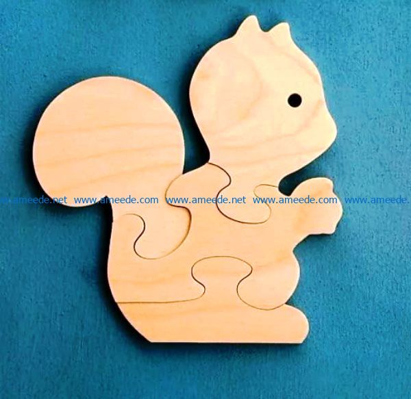Squirrel file cdr and dxf free vector download for Laser cut