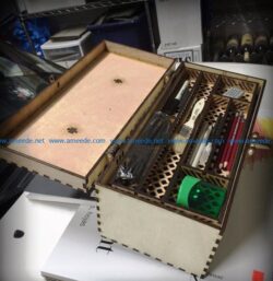 Tool box file cdr and dxf free vector download for Laser cut