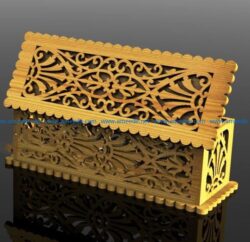 Unique casket file cdr and dxf free vector download for Laser cut