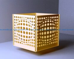 Wall lamp file cdr and dxf free vector download for Laser cut