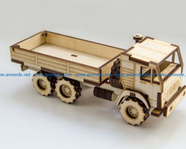 Wooden truck file cdr and dxf free vector download for Laser cut