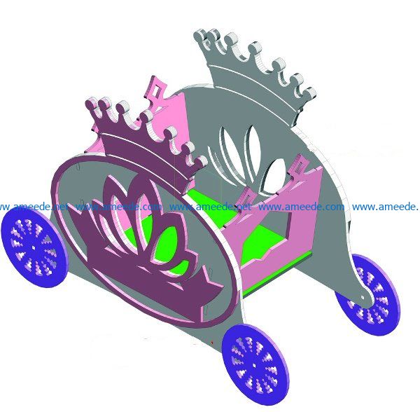 box carriage file cdr and dxf free vector download for Laser cut