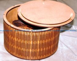 round box file cdr and dxf free vector download for Laser cut