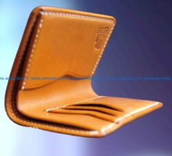 wallet model file cdr and dxf free vector download for Laser cut