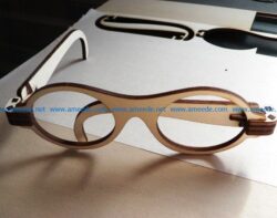 wooden glasses file cdr and dxf free vector download for Laser cut