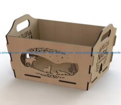 Boxes for young children  file cdr and dxf free vector download for Laser cut
