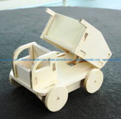 Children’s toy car file cdr and dxf free vector download for Laser cut