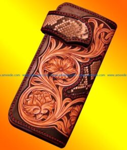 China Wallet file cdr and dxf free vector download for Laser cut