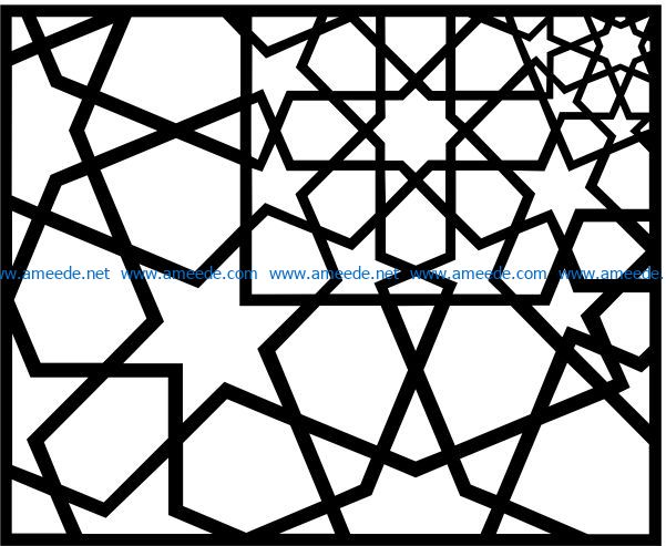 Decorative rectangles file cdr and dxf free vector download for Laser cut