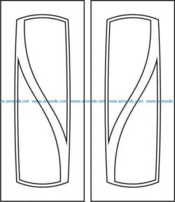Design pattern door E0008524 file cdr and dxf free vector download for Laser cut CNC