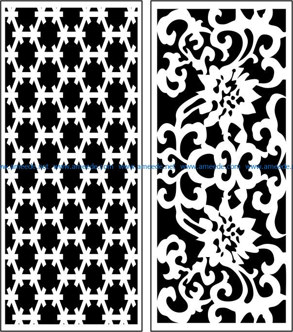 Design pattern panel screen E0008434 file cdr and dxf free vector download for Laser cut CNC 5 Design pattern panel screen E0008434 file cdr and dxf free vector download for Laser cut CNC