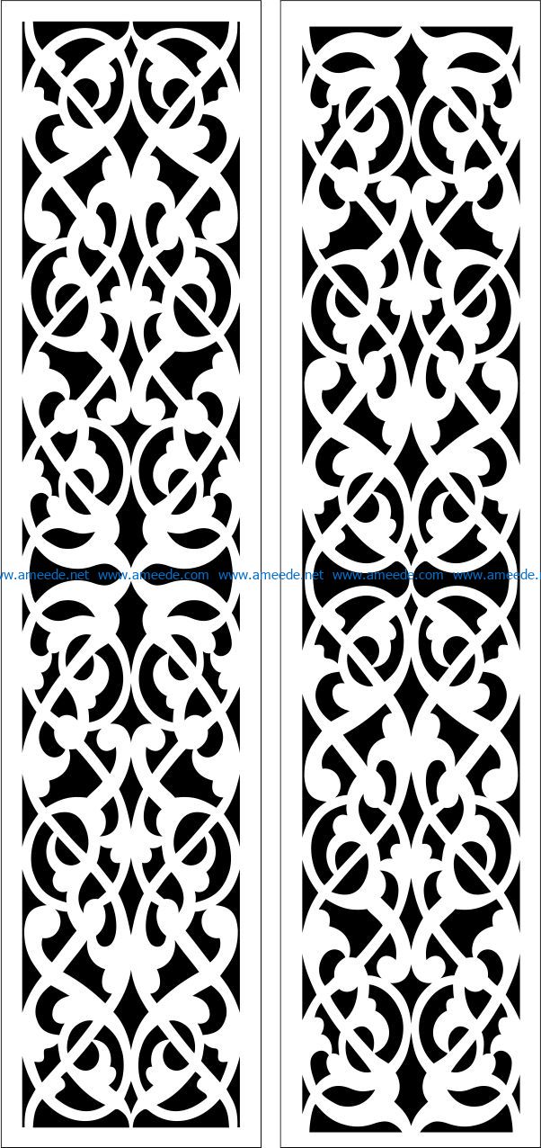 Design pattern panel screen E0008640 file cdr and dxf free vector download for Laser cut CNC