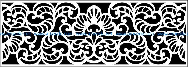 Design pattern panel screen E0008690 file cdr and dxf free vector download for Laser cut CNC