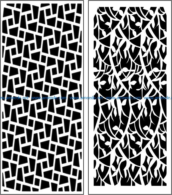 Design pattern panel screen E0008792 file cdr and dxf free vector download for Laser cut CNC