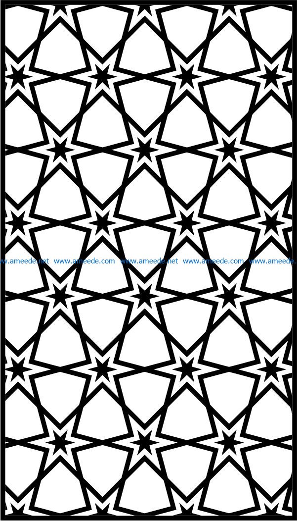 Design pattern panel screen E0008866 file cdr and dxf free vector download for Laser cut CNC