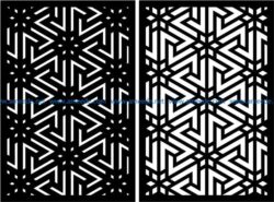 Design pattern panel screen E0008869 file cdr and dxf free vector download for Laser cut CNC