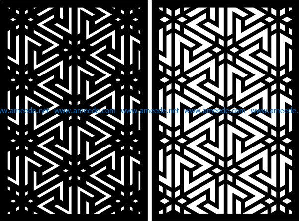 Design pattern panel screen E0008869 file cdr and dxf free vector download for Laser cut CNC