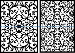 Design pattern panel screen E0008905 file cdr and dxf free vector download for Laser cut CNC