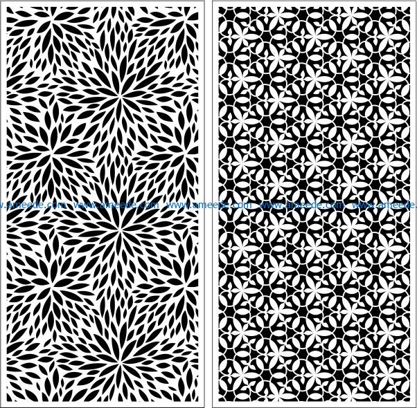 Design pattern panel screen E0008936 file cdr and dxf free vector download for Laser cut CNC