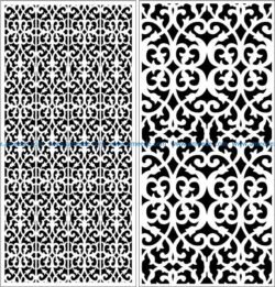 Design pattern panel screen E0008966 file cdr and dxf free vector download for Laser cut CNC