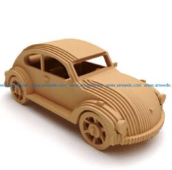 Fusca file cdr and dxf free vector download for Laser cut