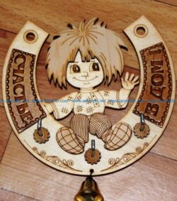 Horseshoe  file cdr and dxf free vector download for Laser cut