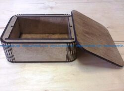 Keepsake Box file cdr and dxf free vector download for Laser cut