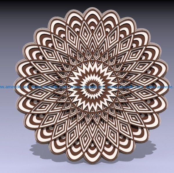 Download Multilayer Mandala file cdr and dxf free vector download ...