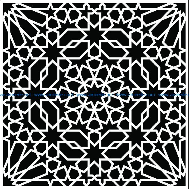 Pattern of square texture file cdr and dxf free vector download for Laser cut