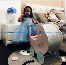 Strollers file cdr and dxf free vector download for Laser cut