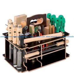 Tool box file cdr and dxf free vector download for Laser cut