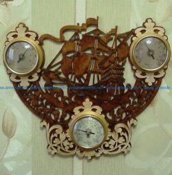 Wall pressure gaugefile cdr and dxf free vector download for Laser cut