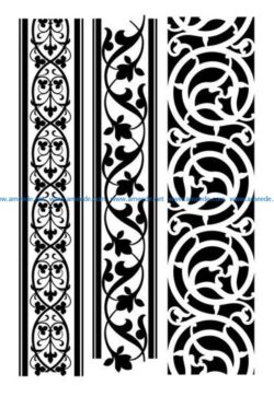Wood carving art pattern file cdr and dxf free vector download for Laser cut CNC